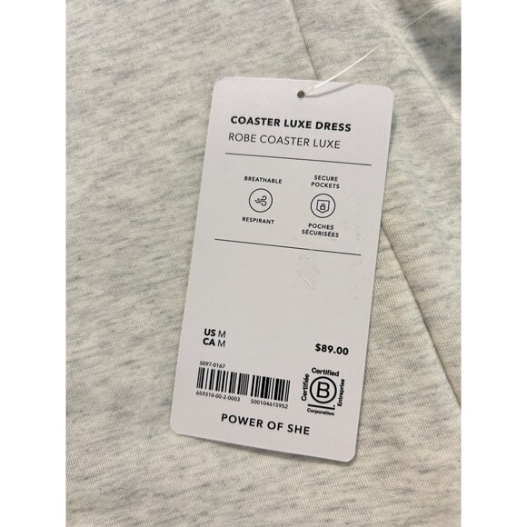 ATHLETA Coaster Luxe Dress Fog Heather Gray NWT Various sizes - Picture 9 of 10